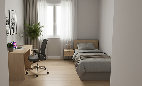 Belsőépítészeti terv - gyerek háló